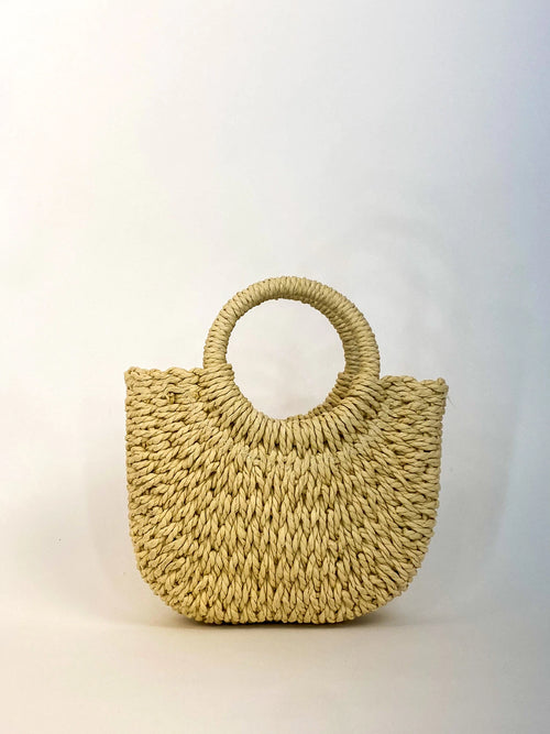 Marlowe Riviera™ Structured Straw Bag
